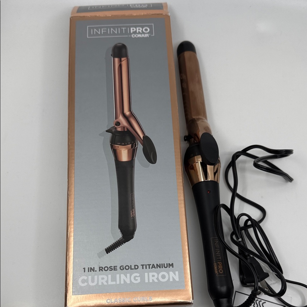 Infiniti Pro Rose Gold Curling Iron 1 in